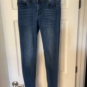 Rue 21 Ladies Blue Denim Mid Rise Jegging